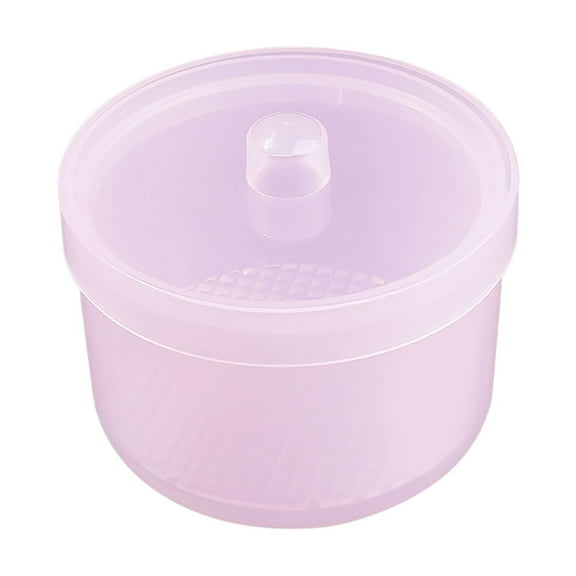 Cosmetic Manicure Tool Transparent Double Layer Detachable Storage Easy Clean Portable Home Salon Organizing Solution