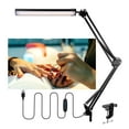 thumbnail image 1 of Manicure Table Lamp, LED Architect Desk Lamp, Swing Arm Workbench Lamp, Zoom Lighting for Computer with Clamp, Dimmable, Memory for Kids, Home, Office, Working, Reading, Studio, Sewing, Watchmaker, 1 of 7
