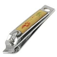 thumbnail image 1 of Manicure Tool Red Gold Tone Flower Pattern Nail Clipper, 1 of 1