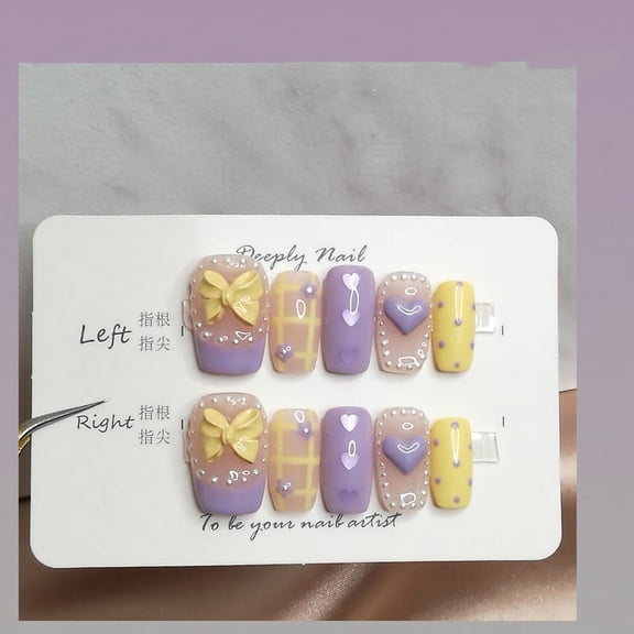 Manicure Wear Nail Custom Fake Nail Phototherapy Handmade Finished Product