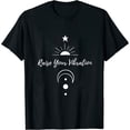 thumbnail image 1 of Manifest manifestation raise your vibration moon celestial Womens T-Shirt Black 3XL, 1 of 5