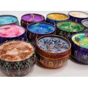 Manifestation Candles For Love, Abundance, Clarity, Spiritual Cleanse, Healing, reiki energy, herbs, and organic soy Wax