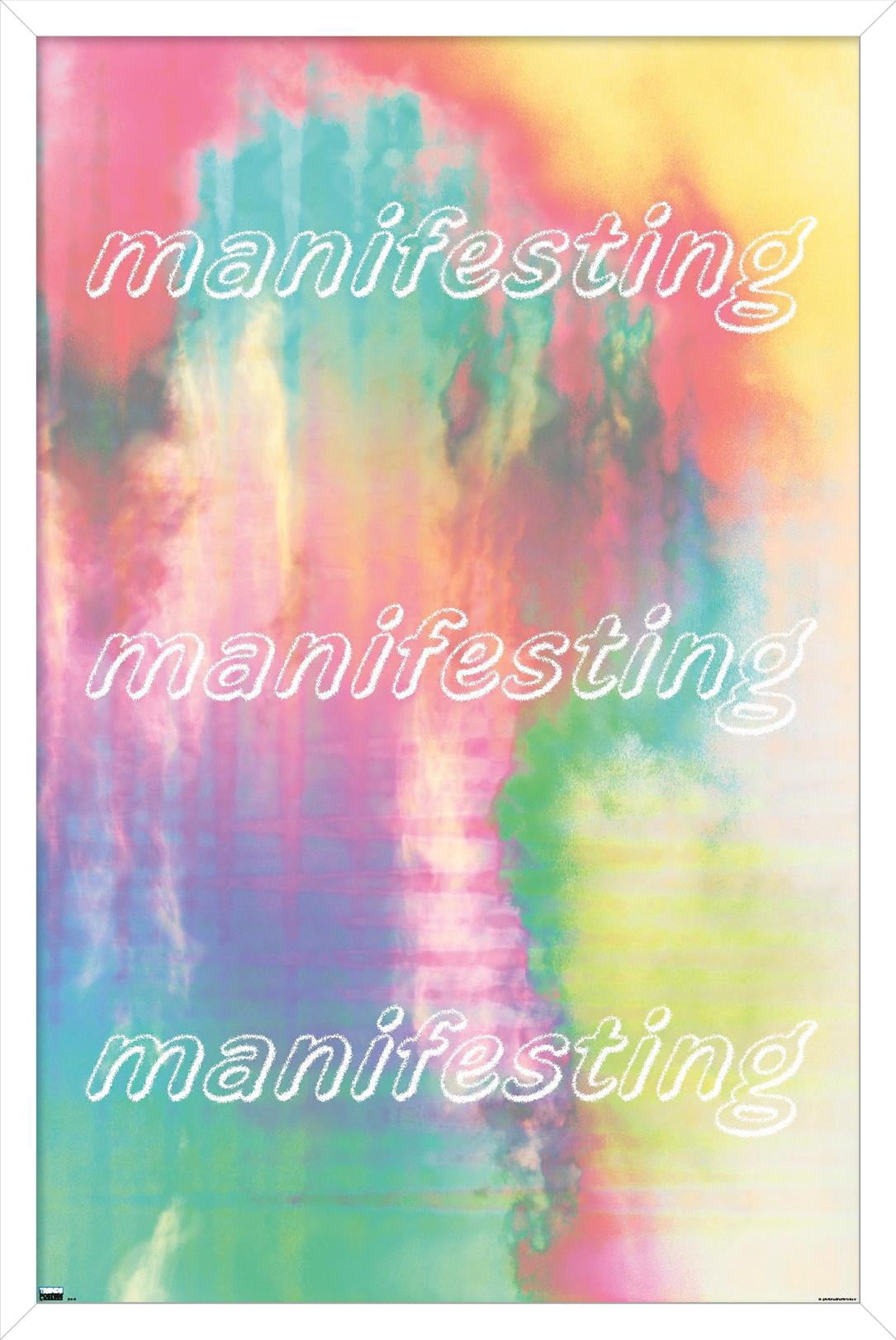 Manifesting Rainbow Wall Poster, 22.375" x 34" Framed