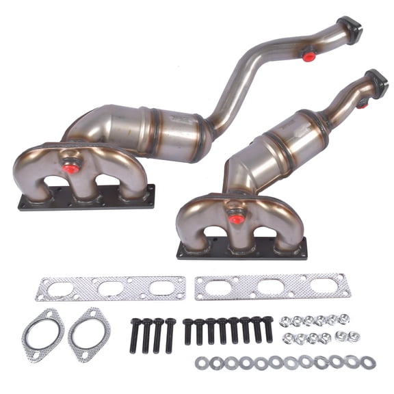 Manifold Catalytic Converter Replacement for BMW 330i 330ci 330xi 2001-2005 Exhaust System, OE Part Number 20H22-16 20H22-17, Engine Emission Control Component