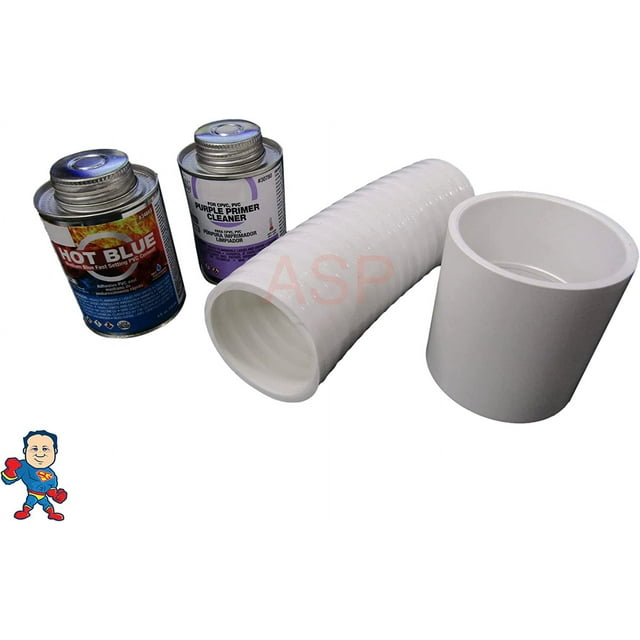 Manifold Coupler Glue Kit Old Plumbing to New Hot Tub Spa Part for 12 Manifolds