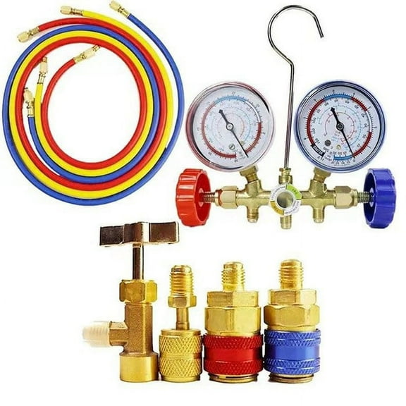 Manifold Gauge Kit Air Conditioning Tool for R410A R32 R404A R134A A