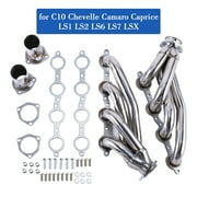 Manifold Header for Chevy C10 Chevelle Camaro Caprice LS Swap (LS1/LS2/LS6/LS7)