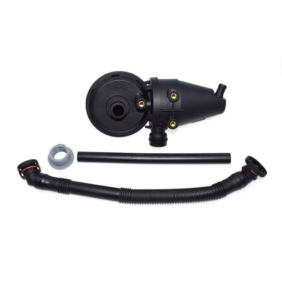 4pcs crankcase oil separator PCV ventilation valve kit breathing hose for for BMW E36 E39-