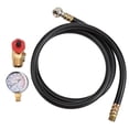 thumbnail image 1 of Manifold with Pressure Gauge Relief Valve and Air Tank Hose Air Tank Valve Kit, 1 of 11