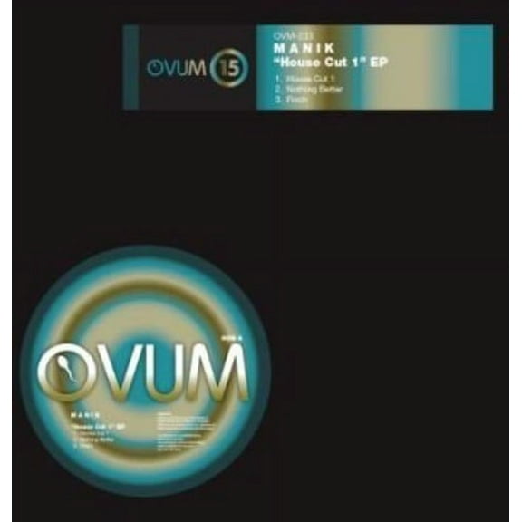 Manik - House Cut 1 EP - Electronica - Vinyl