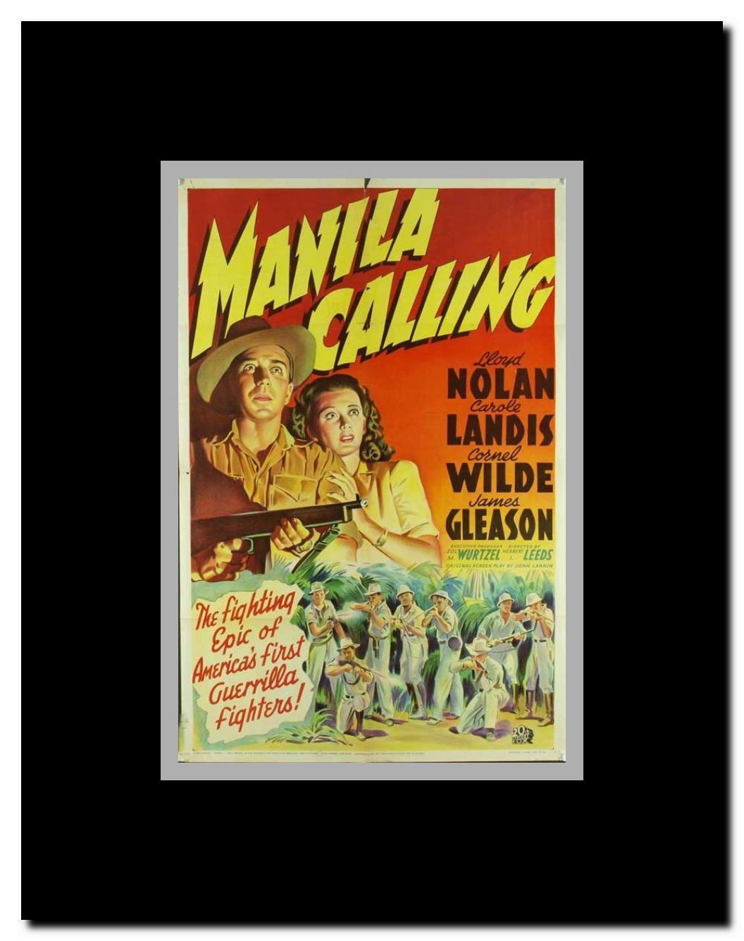 Manila Calling Framed Movie Poster