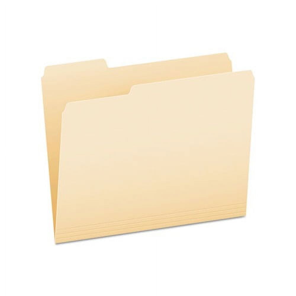 Manila Letter Size Top Tab File Folders, 100-Pack