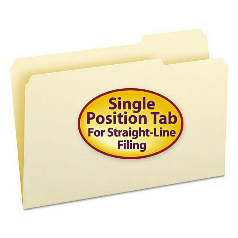 Top Tab File Folders, 1/3-Cut Tabs: Right Position, Legal Size, 0.75 Top Tab File Folders, 1/3-Cut Tabs: Right Position, Legal Size, 0.75