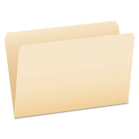 Manila File Folders, Straight Tabs, Legal Size, 0.75" Expansion, Manila, 100/Box | Bundle of 2 Boxes