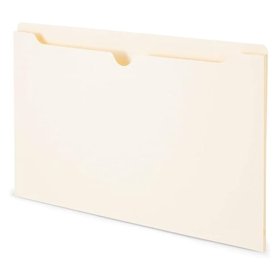 Manila File with Reinforced Tab, Legal Size, 1.5Inch Expansion, Durable Construction  50/Box