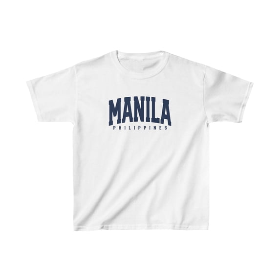 Manila Philippines Kids Shirt Gifts Youth Tee Tshirt