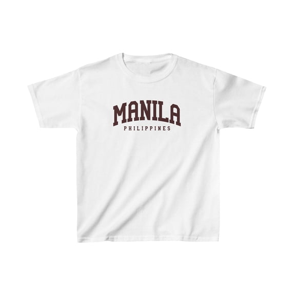 Manila Philippines Kids Shirt Gifts Youth Tee Tshirt
