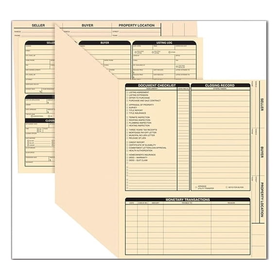 Manila Real Estate Listing Folder Letter Size