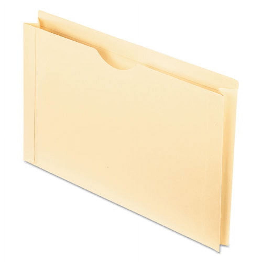 Manila Reinforced File Jackets, 2-Ply Straight Tab, Legal Size, Manila ...