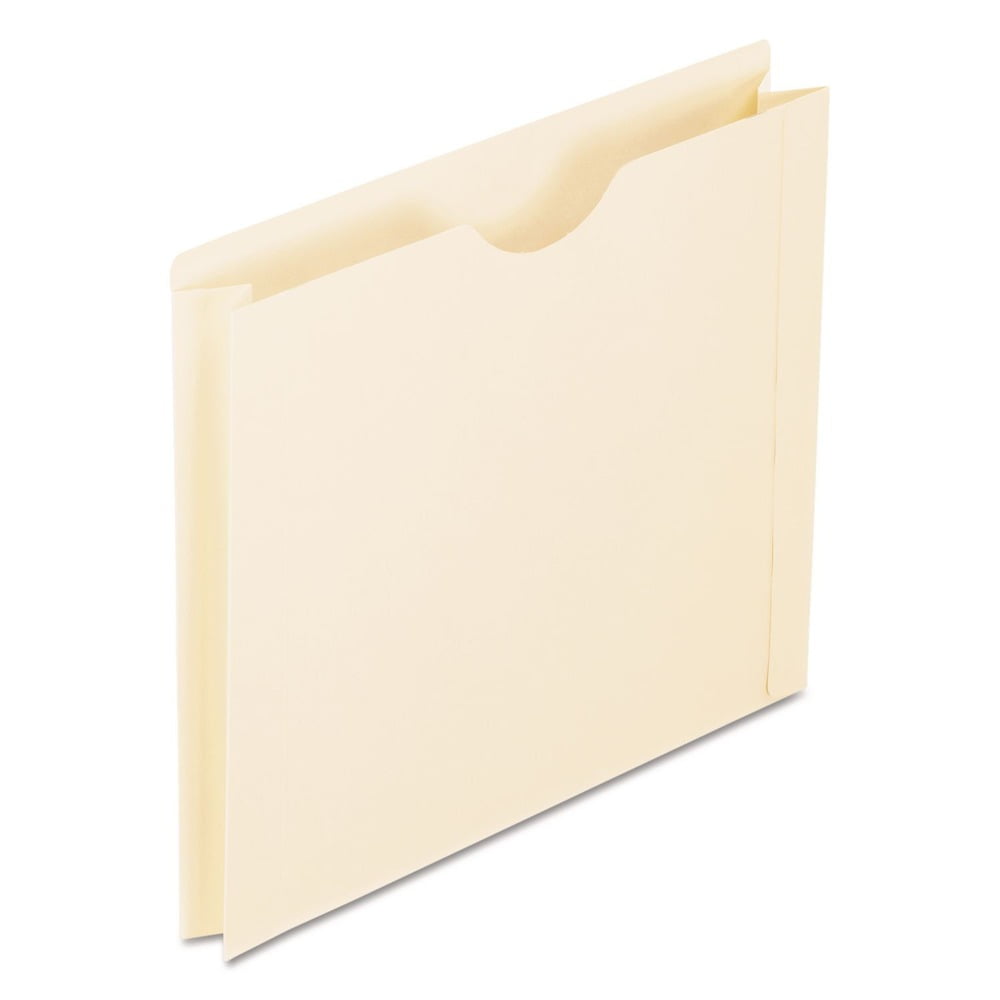 Pendaflex 22200EE 2 in. Expansion 2-Ply Letter Size Reinforced File Jackets - Manila (50/Box)