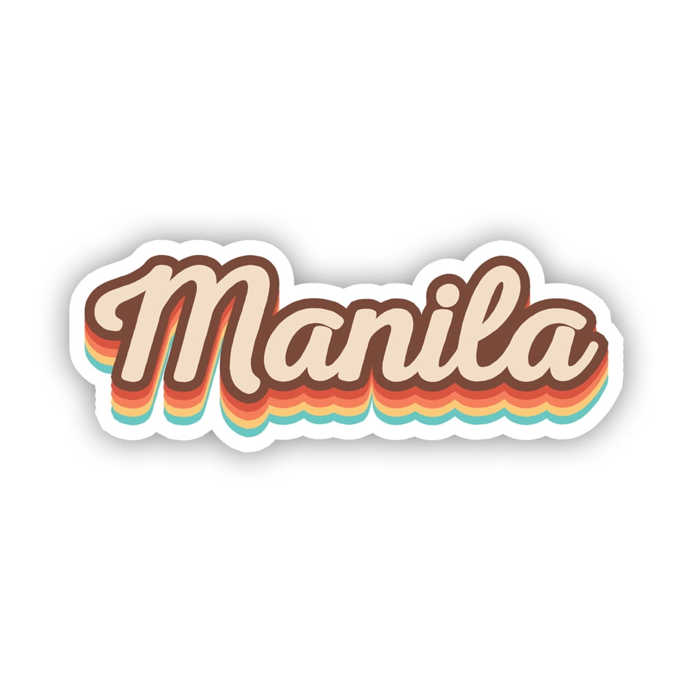 Manila Sticker Decal Self Adhesive Vinyl Weatherproof Made in USA