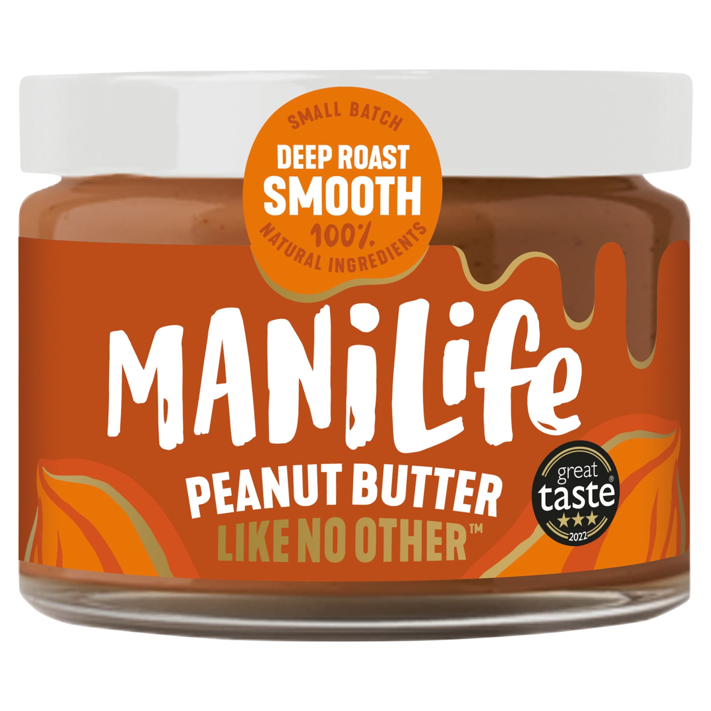 Manilife Deep Roast Smooth Peanut Butter 275g, Imported from Britain