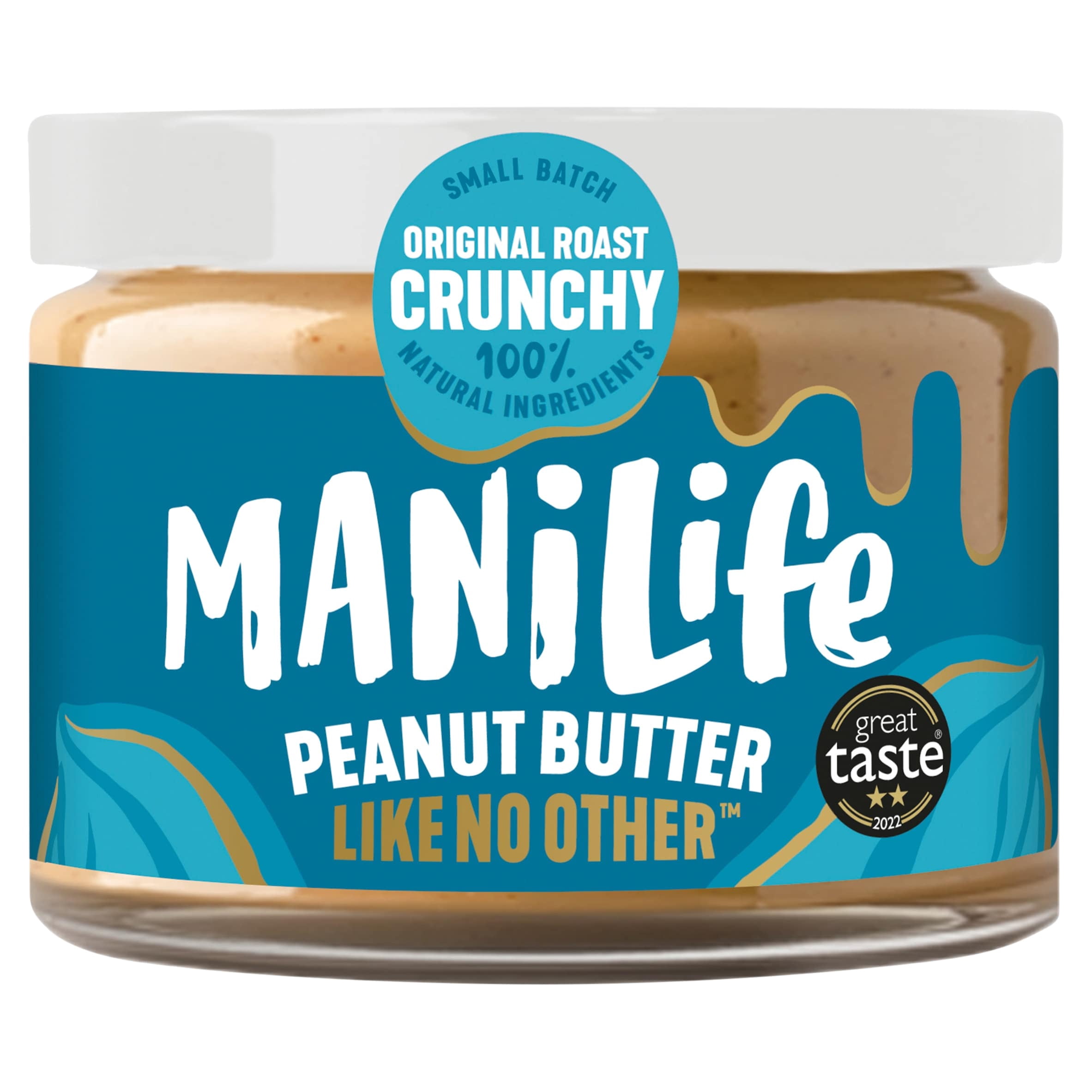 Manilife Original Roast Crunchy Peanut Butter 275g, Imported from Britain