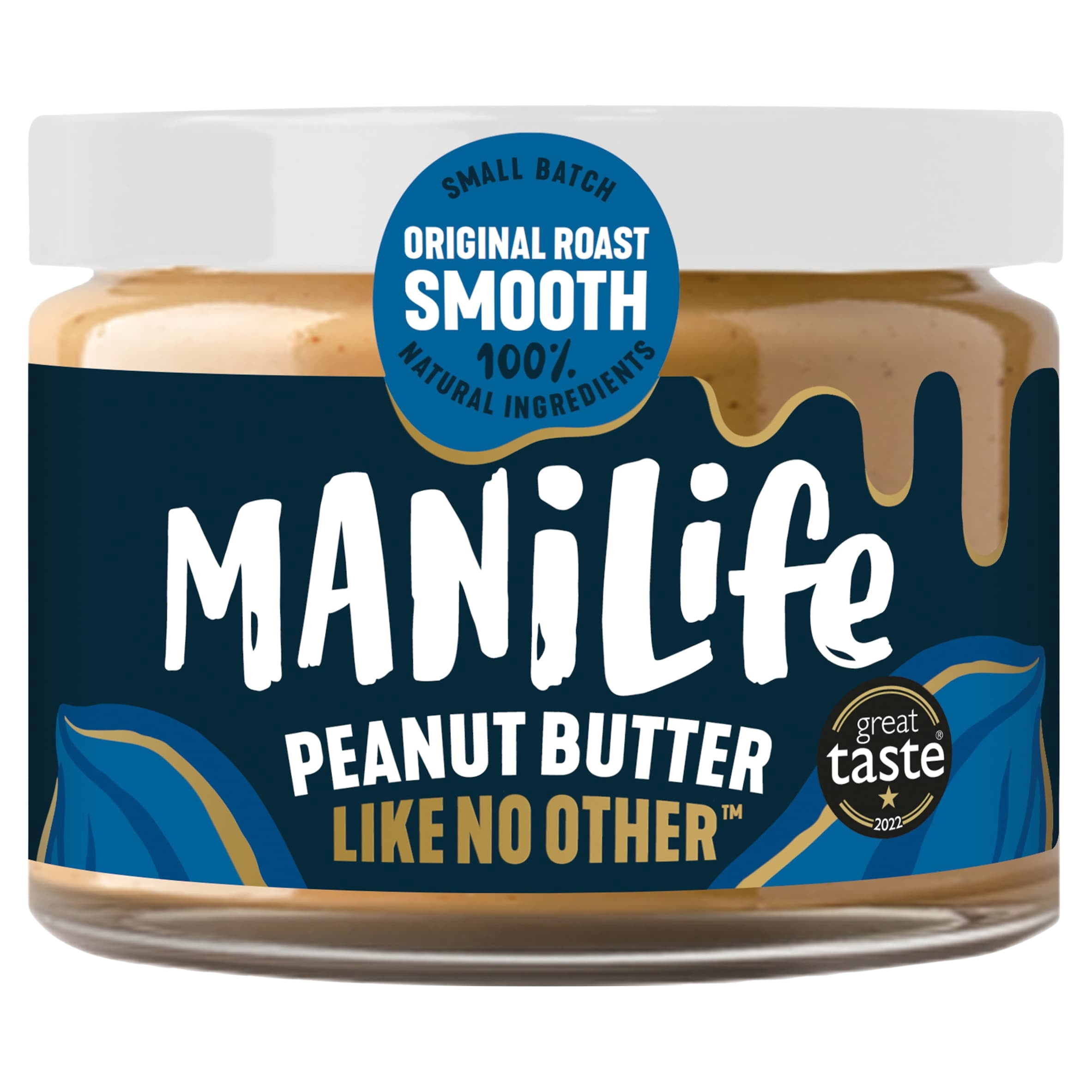 Manilife Original Roast Smooth Peanut Butter 275g, Imported from Britain