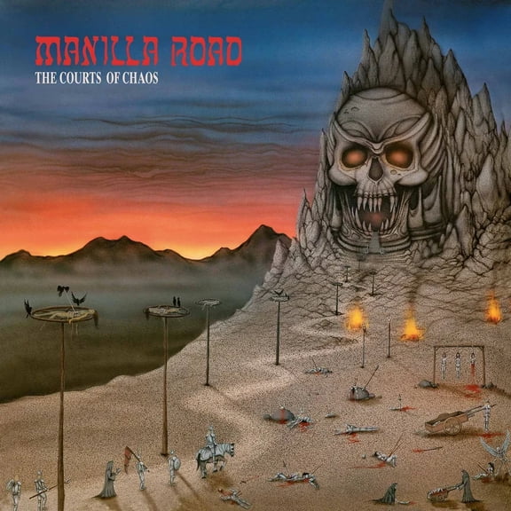 Manilla Road The Courts of Chaos (Vinyl Record) 12" Album (Limited Edition)