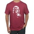 thumbnail image 1 of Manilyn Monroe Skull Face and Body Tattoo | Mens Pop Culture Graphic T-Shirt, Vintage Heather Red, 2XL, 1 of 4