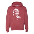 thumbnail image 1 of Manilyn Monroe Skull Face and Body Tattoo | Mens Pop Culture Hooded Sweatshirt Graphic Hoodie, Vintage Heather Red, Medium, 1 of 4