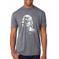 thumbnail image 1 of Manilyn Monroe Skull Face and Body Tattoo | Mens Pop Culture Premium Tri Blend T-Shirt, Premium Heather, Large, 1 of 4