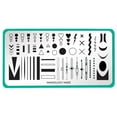 thumbnail image 1 of Maniology Classique Love Your Accent (m053) Stainless Steel Nail Stamping Plate for Unisex, 1 of 14