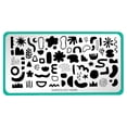 thumbnail image 1 of Maniology Special FX Contours (M299) Stainless Steel Nail Stamping Plate for Unisex, 1 of 13