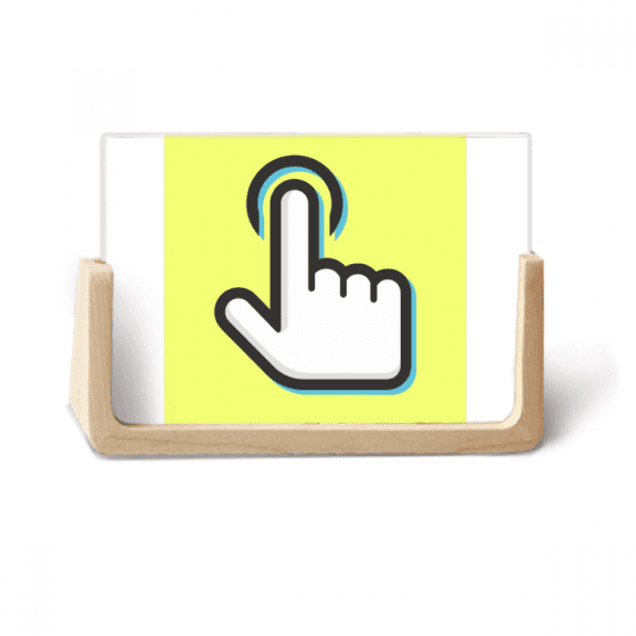 Maniphalanx Click Press Motion Identify Photo Wooden Photo Frame Tabletop Display