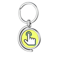 thumbnail image 1 of Maniphalanx Click Press Motion Identify Rotating Keychain Metal Keyring Holder, 1 of 2