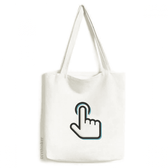 Maniphalanx Click Press Motion Identify Tote Canvas Bag Shopping Satchel Casual Handbag