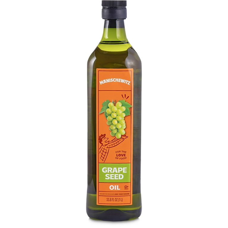 Manischewitz 100% Pure Grapeseed Oil, 33.8oz | Kosher for Passover