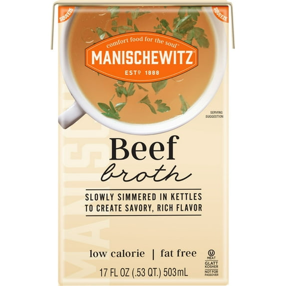 Manischewitz Traditional Beef Broth, 32 oz