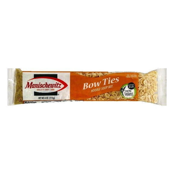 Manischewitz Bow Ties Noodle Soup Mix, 4 OZ