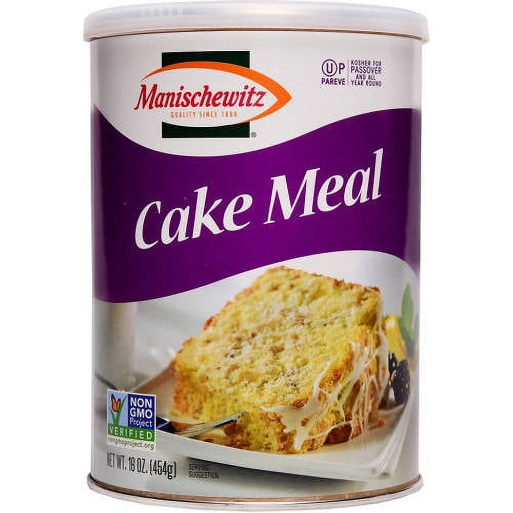Manischewitz Cake Meal, Canister, Passover,16-ounces (Pack of4)