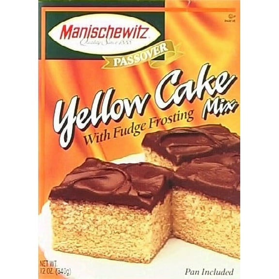 Manischewitz Cake Mix, Yellow, 12 Oz