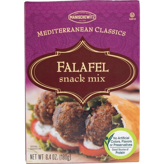 Manischewitz Falafel Meiterranean Snack Mix, 6.4 Oz