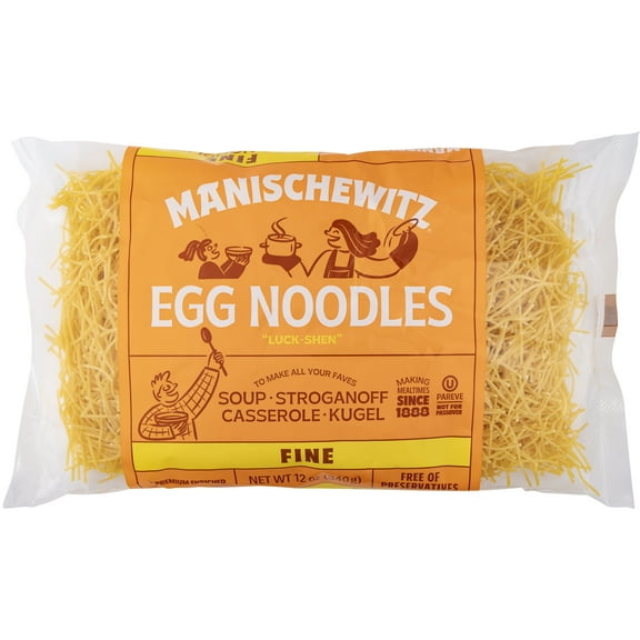 Manischewitz Fine Egg Noodles, 12 oz