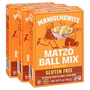 Manischewitz Gluten Free Matzo Ball Mix, 5 Ounce Pack of 3 Easy to Prepare, Delicious & Authentic Matzo Balls