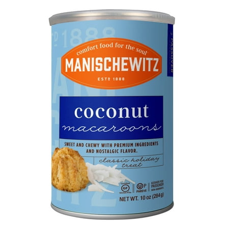 Manischewitz Gluten-Free, Vegetarian Coconut Macaroon Cookies, 10 oz, 20 Count