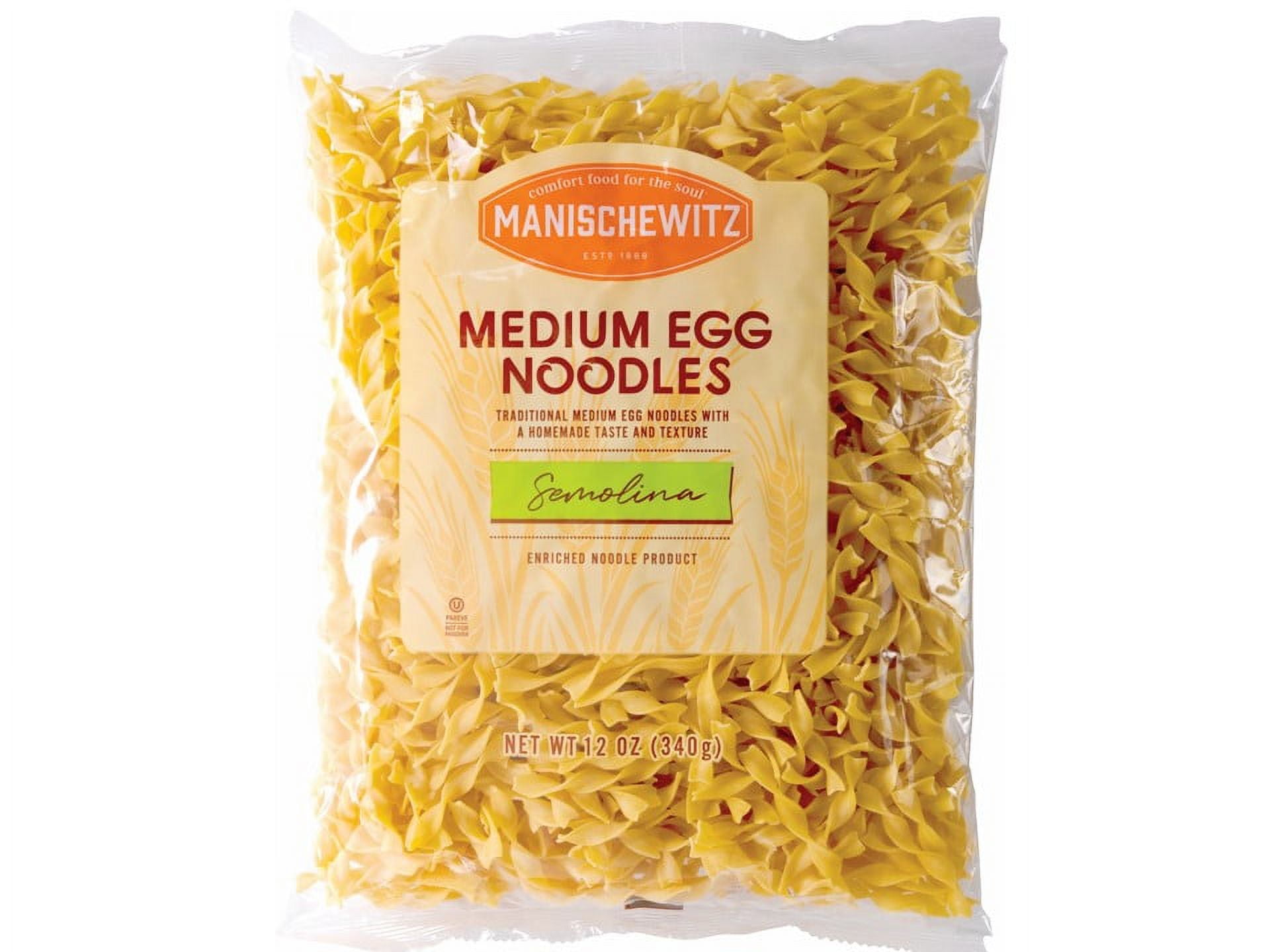 Manischewitz Hometstyle Medium Egg Noodles, 12oz