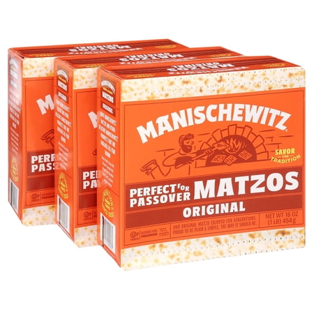 Manischewitz Kosher For Passover Matzo 3 LBS 3 Boxes