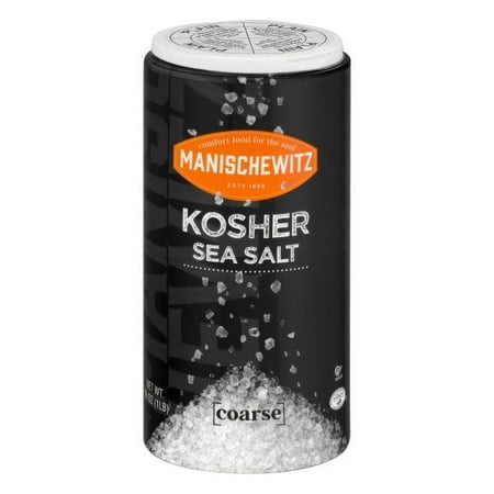 Manischewitz Kosher Sea Salt, 16oz