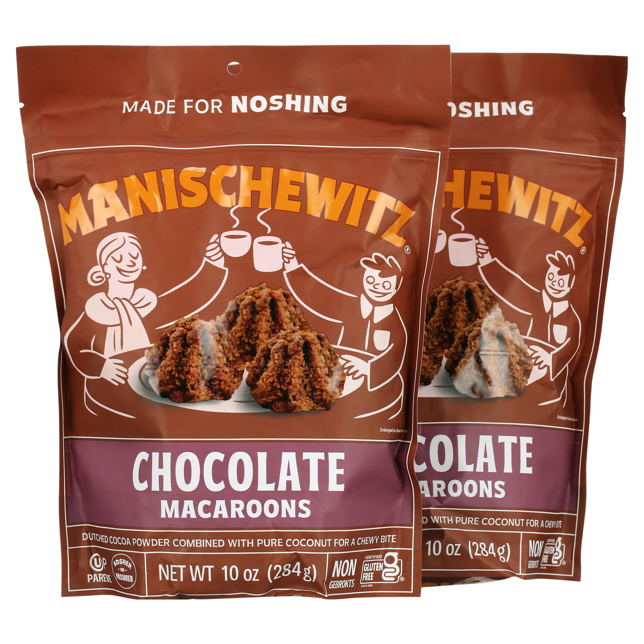 Manischewitz Macaroon Chocolate, Kosher For Passover, 10 Ounce Canister